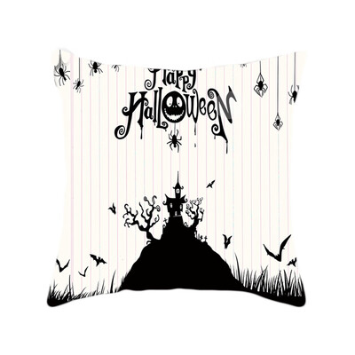 

Cartoon Skull Halloween Cushion Cover Nightmare Before Christmas Decor Throw Pillows Car Sofa Home Decorative Pillow Case