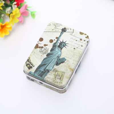 

Toponeto Travel Cosmetic Case Organizer Storage Cartoon Tinplate storage