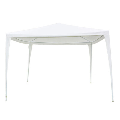 

Canopy Tent 3 x 3m without Sides Waterproof Foldable Tent White Wedding Tent