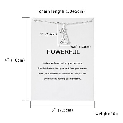 

Rinhoo Fashion Jewelry Animal Zodiac Powerful Tiger Silver Color Alloy Clavicular Pendant Short Necklace Women Birthday Jewelry
