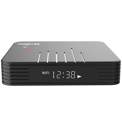 

MAGICSEE N5 Max TV Box Android 90 Amlogic S905X2 24GHz 5GHz WiFi BT41 Support 4K H265