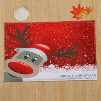 

Toponeto Merry Christmas Welcome Doormats Indoor Home Carpets Decor 40x60CM