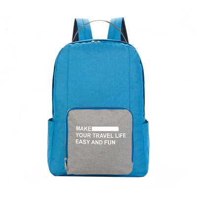 

Tailored New Cationic Folding Backpack Student Bag Oxford Cloth Folding Backpack