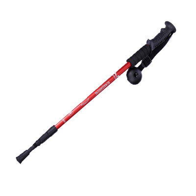 

Trekking Walking Hiking Sticks Pole Telescopic Alpenstock Anti-shock Aluminum