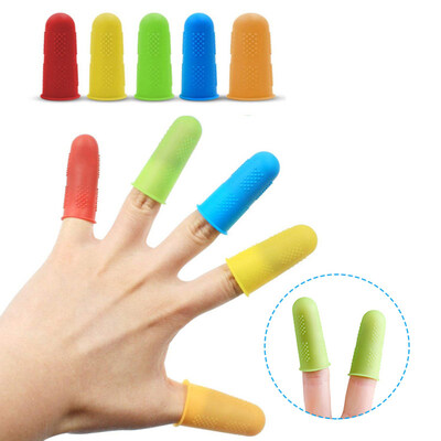 

3512Pcs Silicone Finger Cot Protector Sleeve Cover Anti-cut Anti-slip Gloves