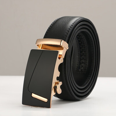 

New Arrival Genuine Leather Belts For Men Automatic Male Belts high quality automatic buckle belts silver gold