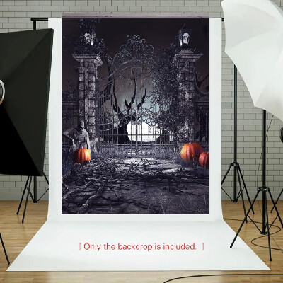 

69 5ft21 15m Halloween Backdrop Photography Background Decoration Pumpkin Pattern for DSLR Camera Photo Studio