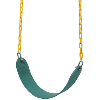 

Outdoor Heavy Duty Sling Swing Seat Replacement Set Kids Play Gyms wChains
