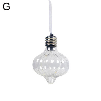 

Christmas Tree PET Filament Light Bulb Ball Hanging Battery Operate Lamp Decor