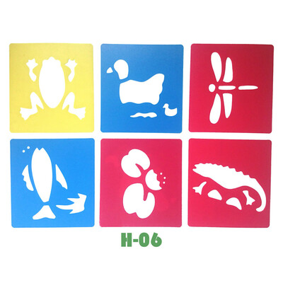 

Tailored Cartoon Drawing Stencil Set Kids Educational Toy DIY Toy Hollow Painting Pattern