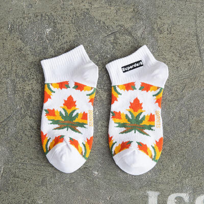 

Men Socks Combed Cotton Hip Hop Socks Geometric Novelty Men Harajuku Skateboard Homme Socks Funny Socks