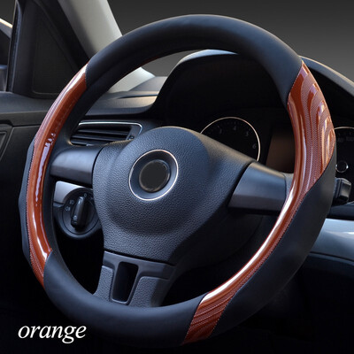 

Car interior accessories Steering Wheel Cover coffee red gray Multi-color fashion Antiskid design Protection Steering Wheels