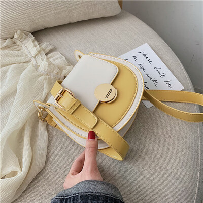 

Summer bag female small fresh summer 2019 new wave Korean version of the wild single shoulder slung fashion texture saddle bag