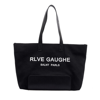 

Tailored Women 2019 New Large Capacity Canvas Bag Fashion Handbag Simple Shoulder Bag