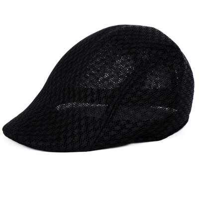 

1 Pc Men Solid Color Hollow Mesh Cap Forward Cap Breathable Sun Hat