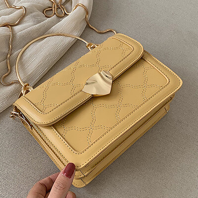 

North Baobao summer women 2019 new Korean version handheld 100 shoulder bag fashion embroidery thread sample slanted small square