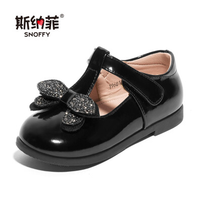 

Snafy girls shoes childrens shoes new sweet princess casual shoes in the big childrens student shoes 19601 black 29