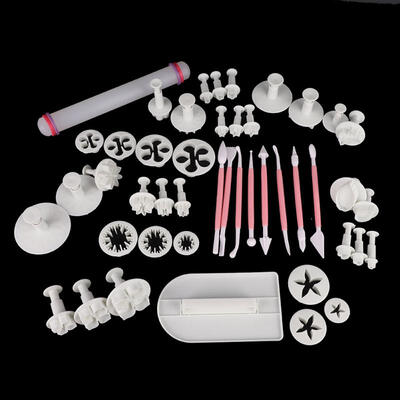 

Greensen 46Pcs Flower Biscuit Cookies Cutters Molds Bakery Decorating Tool