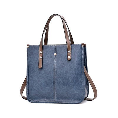 

Bag girl autumn&winter simple handbag Korean version slanted retro chic bucket bag temperament shoulder bag