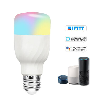 

V7 Smart WIFI LED Bulb RGBW LED Bulb 11W E27 Dimmable Light Phone Remote Control Group Control Compatible with Alexa Google Home