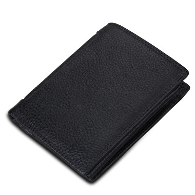 

Men Leather Wallet Multifunctional Vertical Section Male Purses