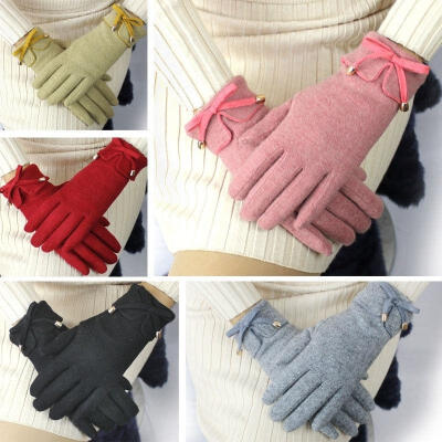 

Winter Women Lady Soft Wool Gloves Mittens Thick Glove Hand Warmer New