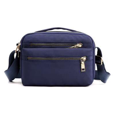 

Mother canvas bag woman oblique satchel bag light nylon middle-aged&old lady one shoulder back small satchel bag