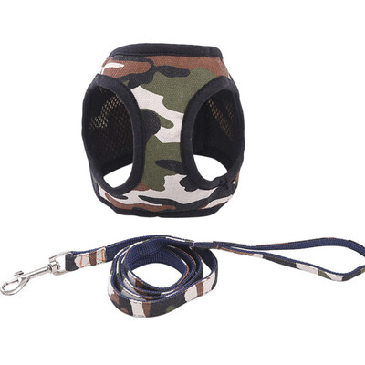 

Pet Cat Dog Harnesses&Lead Set Breathable Vest Detachable Leash Set Puppy Small Medium Large Dog Outdoor Acessories