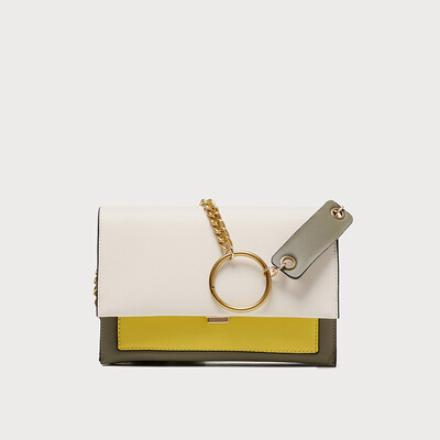 

Qiao Bani 2019 new South Korea ins fashion envelopes wild hit color small square bag shoulder diagonal trend handbags