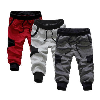 

Summer Mens Gym Sport Jogging Cotton Shorts Pants Trousers Casual half Pants