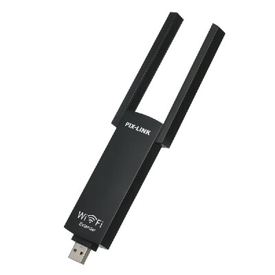 

PIX-LINK USB Wi-Fi Range Extender Wireless Wifi Repeater Dual Antenna WiFi Signal Booster Amplifier AP Reapter 300Mbps 80211bgn