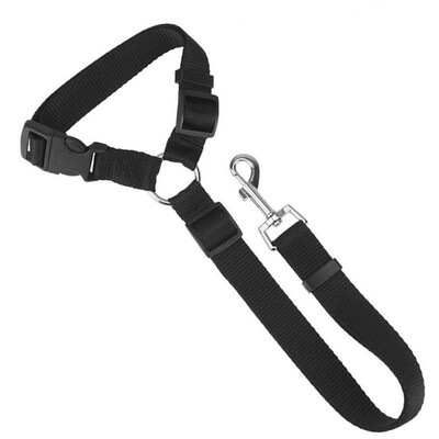 

Dog Bandanas Bwogue 2 Packs Dog Cat Safety Seat Belt Strap Car Headrest Restraint Adjustable Nylon Fabric Dog Restraints Vehicle