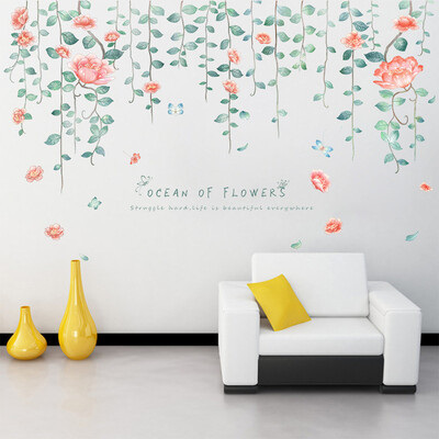 

〖Follure〗Removable Art Mural Plant Pot Fresh Home Living Room Renovat Decor Wall Sticker