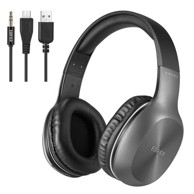 

EDIFIER W806BT Wireless Bluetooth Headphones On Ear Stereo Music Headset 70 Hours Playtime with Built-in Microphone 35mm Wired Ea