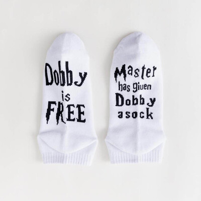 

Unisex Women Men Socks Printed Master Has Given Dobby A Socks Dobby