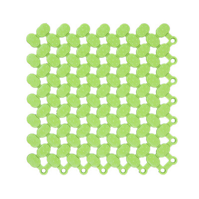 

Siaonvr New Sale Candy-colored Love Free Stitching Plastic Bath Mat Bath Shower Mat GN