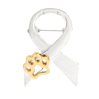 

Hats Dog Trend Ribbon Paw Print Pins Suit Hot Paw Selling Up Pin Ribbon Gold Color Women Brooch Pin Brooch Lovers Print for Gifts