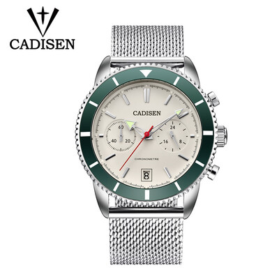 

CADISEN Mens Watch Multifunctional Casual Waterproof Stainless Steel Mesh Belt Watch C90656169