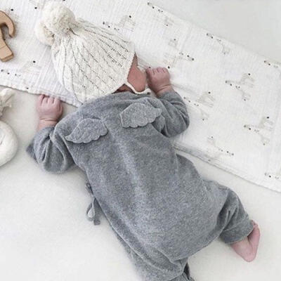 

Cute Newborn Baby Boys Girls Romper Cotton Soft Long Sleeve Autumn Bodysuits Playsuit Clothes