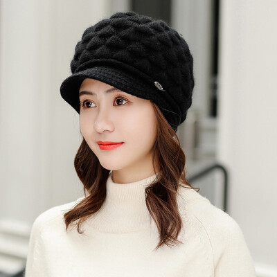 

Tailored Women Winter Warm Cap Scarf Beret Baggy Knit Crochet Beanie Hat Ski Cap