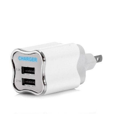 

Universal Dual Ports USB Wall Charger Power Adapter Mobile Phone Charger for Smartphones Tablets