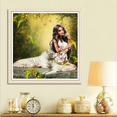 

Gobestart 5D DIY Diamond Painting Embroidery Round Diamond Home Decor Gift