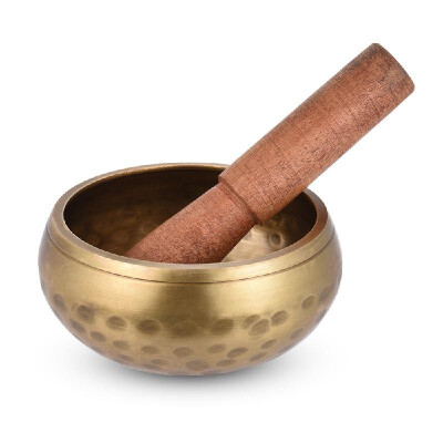 

Handmade Tibetan Bell Metal Singing Bowl 175cm 69in Caliber with Striker for Buddhism Buddhist Meditation Prayer Yoga Healing