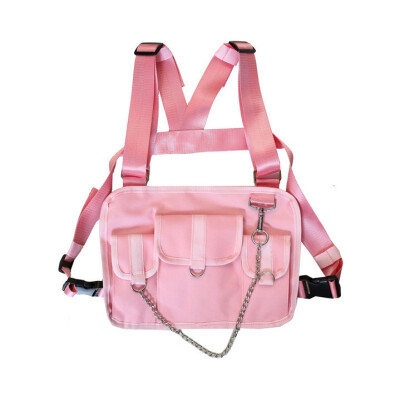 

2019 Fashion Chest Bag For Men Kanye West Waist Pack Hip Hop Chest Rig Bags Vest Streewear Women Tactical Crossbody Bag