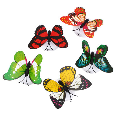 

Changing Butterfly LED Night LightColorful Changing Butterfly LED Night Light Lamp Home Room Desk Wall Decor AB