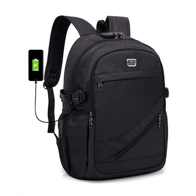 

Mens backpack 2019 new anti-theft backpack USB charging lady business computer backpack