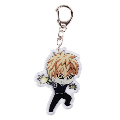 

CAR-TOBBY Anime Peripheral Punch Superman Acrylic Keychain Suiyu Transparent Pendant
