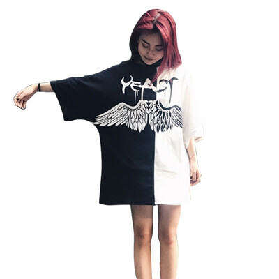 

Printed Woman Basic T-shirt Fashion Punk Hiphop Style Sexy Funny T Shirts Woman Street Fashion Tops
