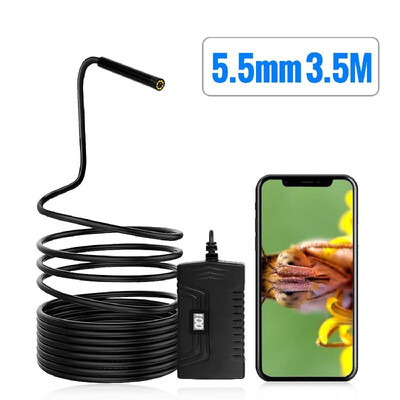 

Wireless Endoscope Camera HD1080p WiFi Borescope Inspection Camera Waterproof IP67 Flexible Snake Camera Y14 55mm for Iphone Andr
