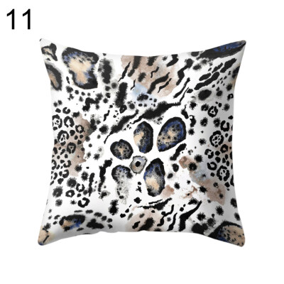 

Leopard Print Pillow Case Cushion Cover Sofa Bedroom Car Cafe Office Decoration